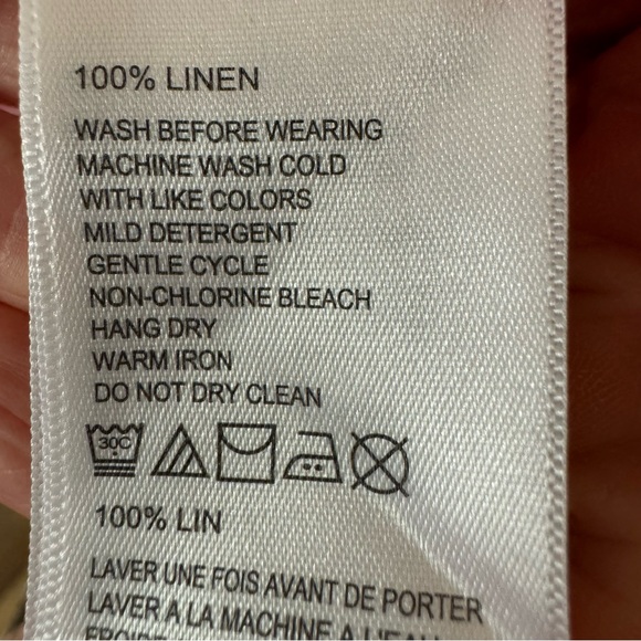 Tommy Bahama Pink Linen Blouse - Picture 4 of 5